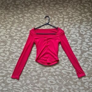 Women’s Hot Pink Long Sleeve